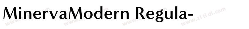 MinervaModern Regula字体转换